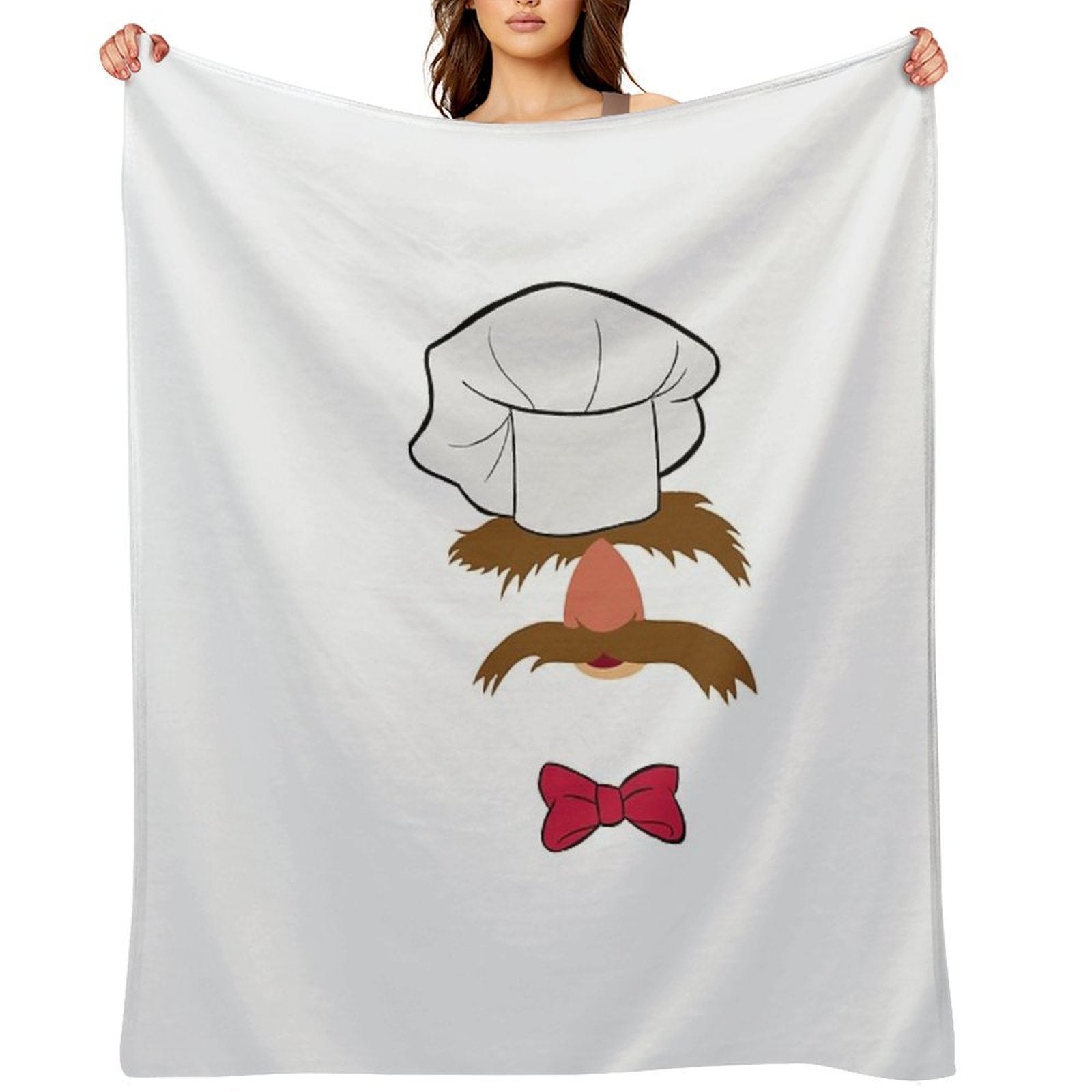 Swedish Chef Machine-washable Throw Blanket