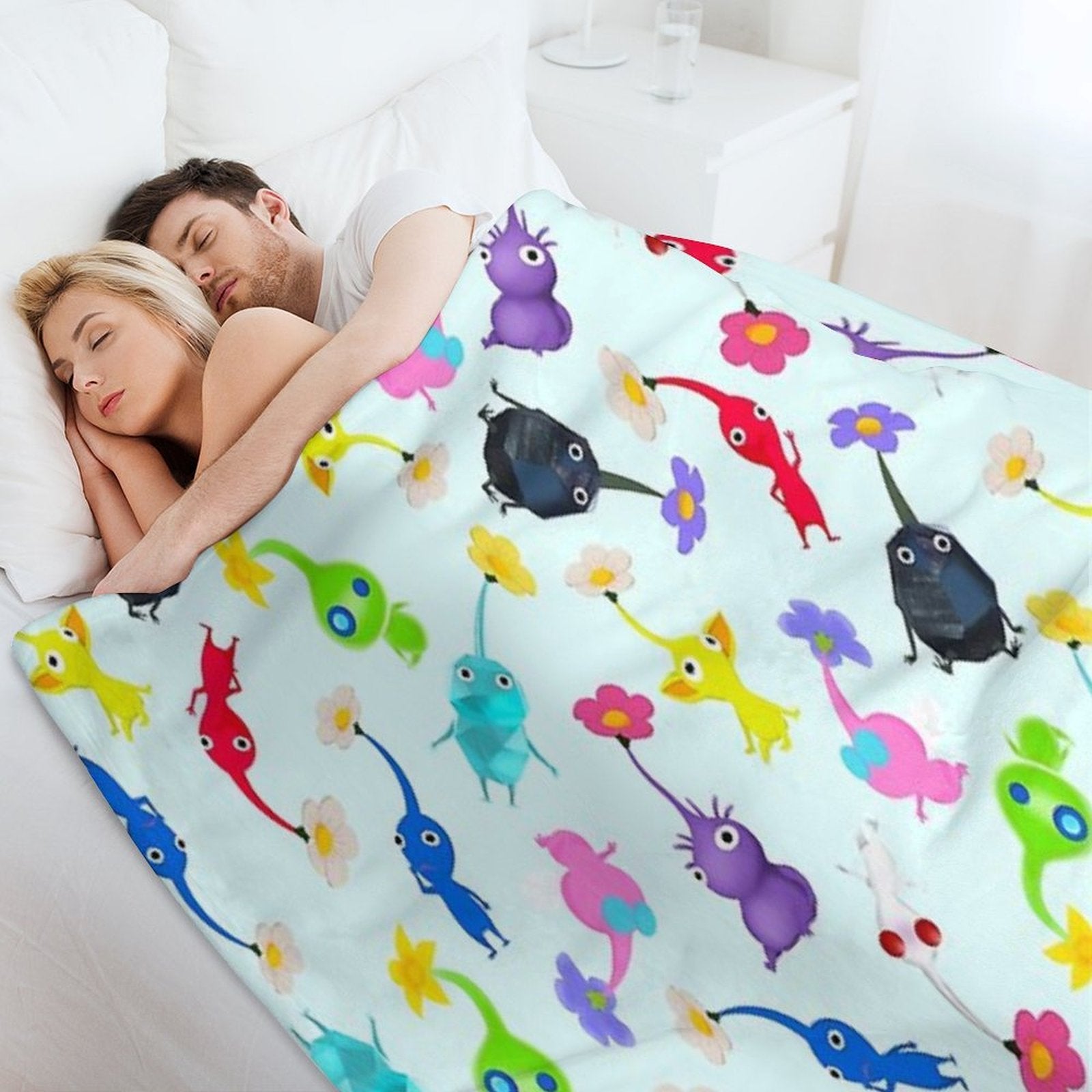 ALL Pikmin Velvety-soft Throw Blanket