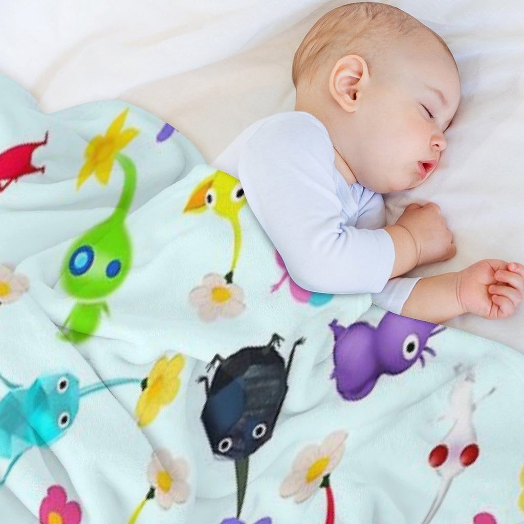 ALL Pikmin Velvety-soft Throw Blanket