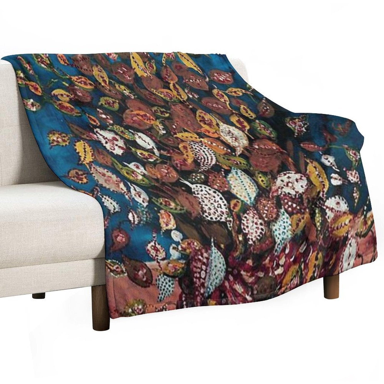 Le Bouquet De Feuilles - Seraphine Louis - Favourite Artists Collection Quick-dry Throw Blanket