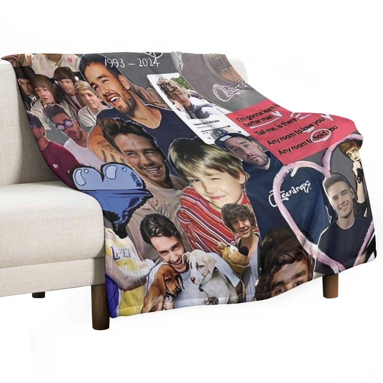 LIAM PAYNE Comfort Throw Blanket
