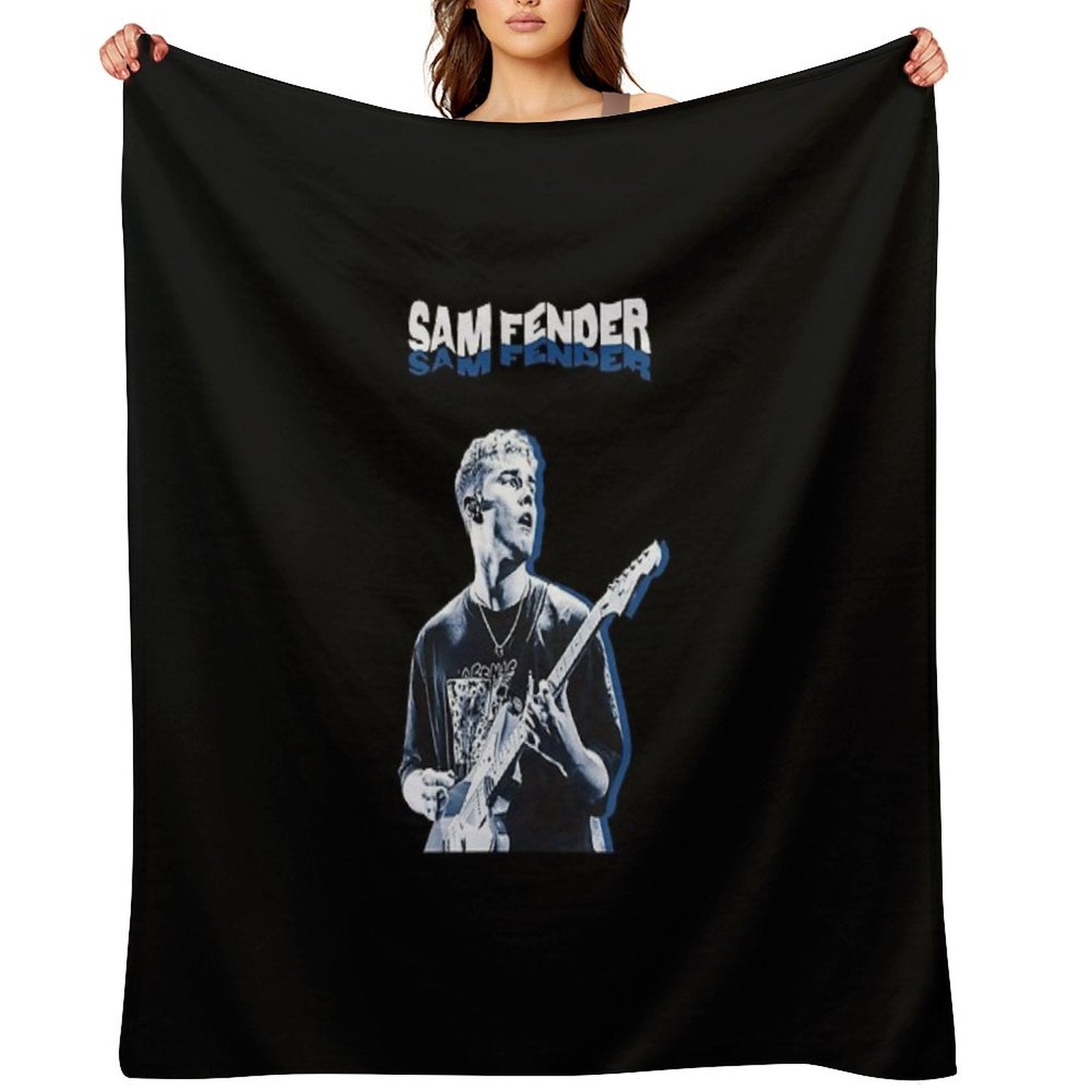 Sam Fender Wrinkle-free Throw Blanket