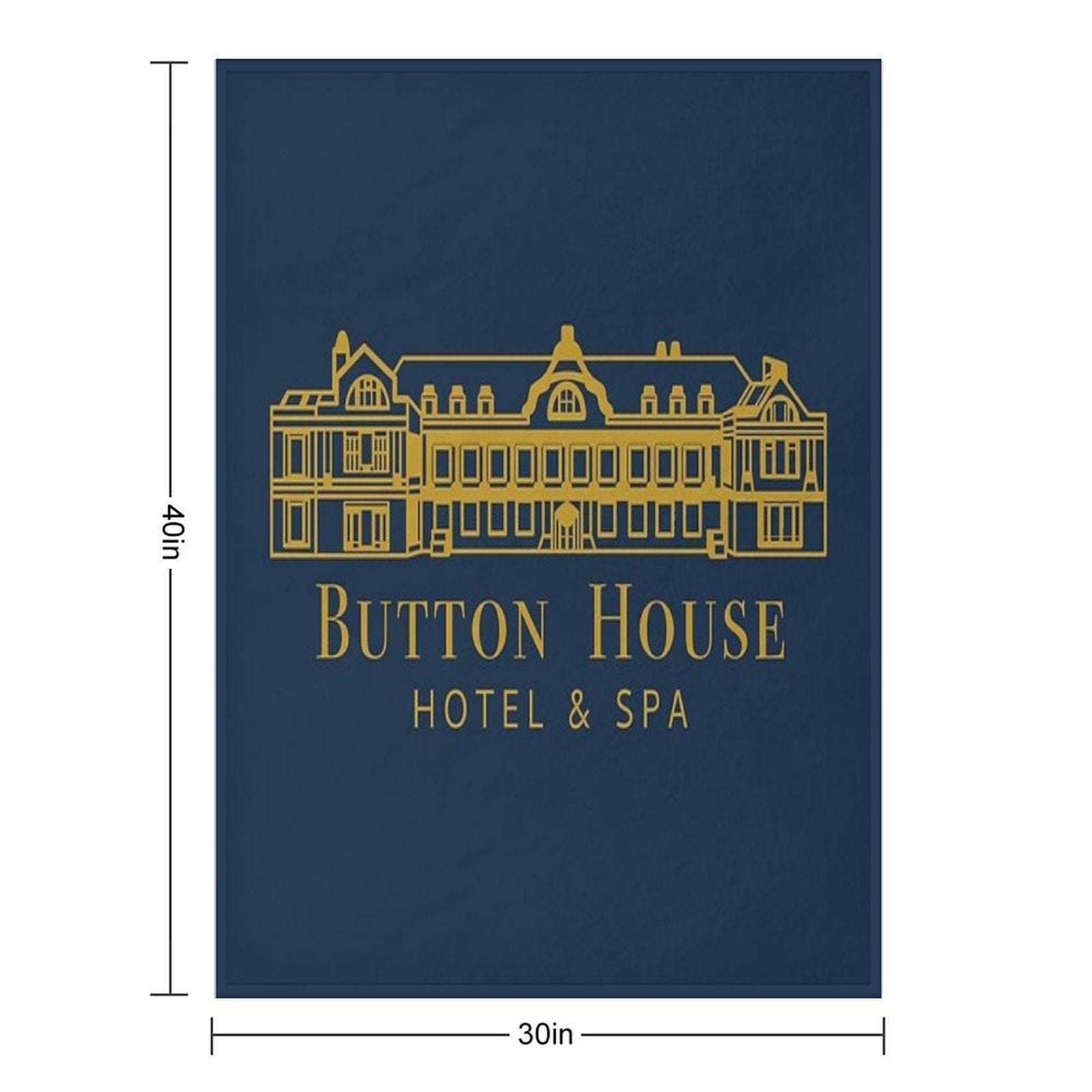 Button House Hotel & Spa Gift-ready Throw Blanket