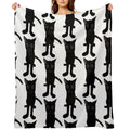 Big Foot Baby Jinx Travel-friendly Throw Blanket