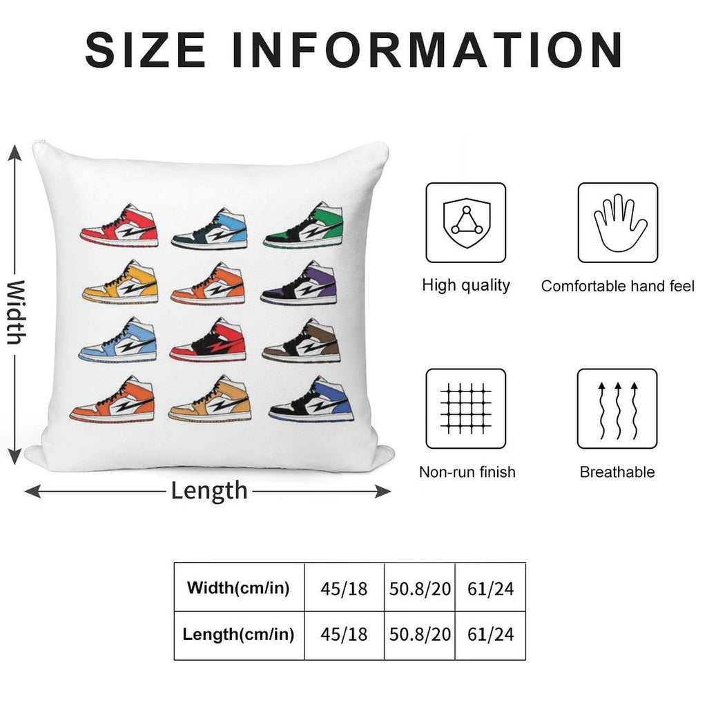 Air Jordan I (1) Pack Soft Shrink-Resistant Throw Pillow