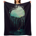 Deep in The Forest Anti-pilling Throw Blanket