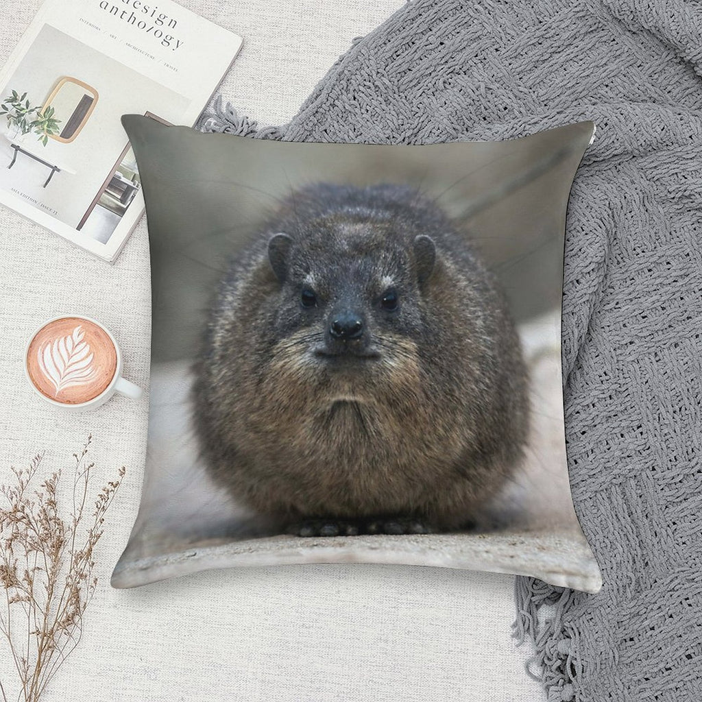 Rock Hyrax Soft Warmth Comfort Throw Pillow