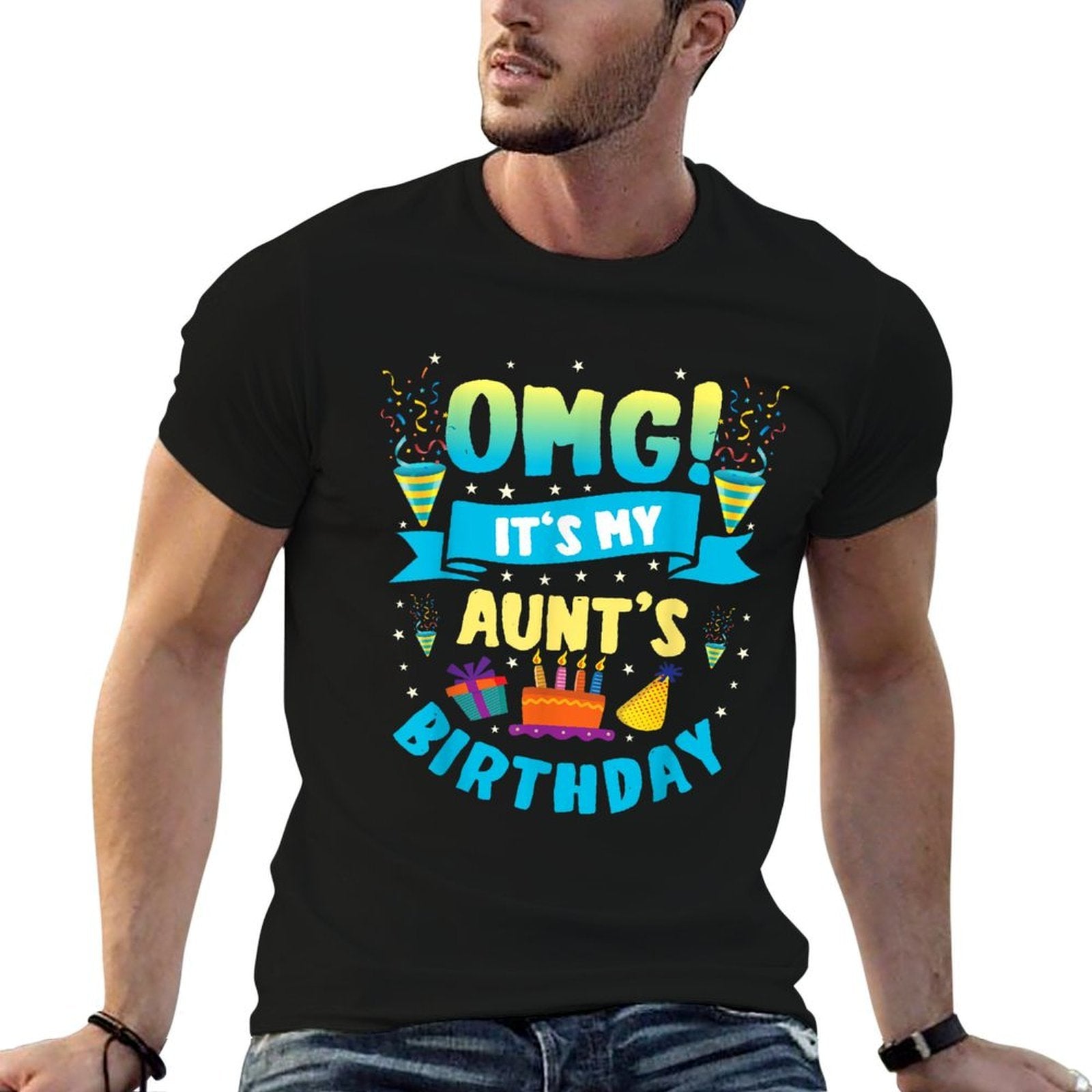 OMG It's My Aunt Birthday  Lightweight T-Shirt