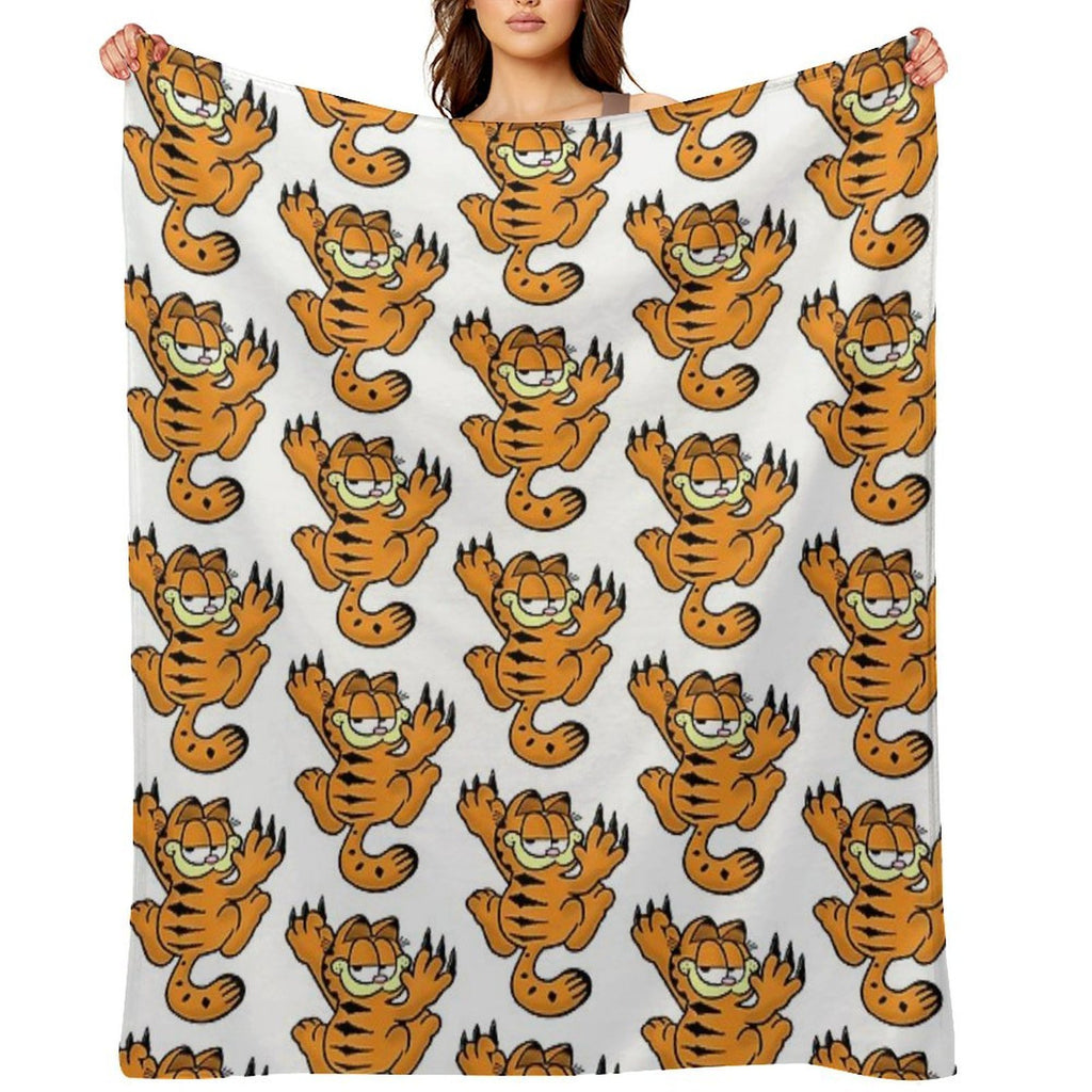 Cute Garfield Compact Throw Blanket