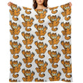 Cute Garfield Compact Throw Blanket