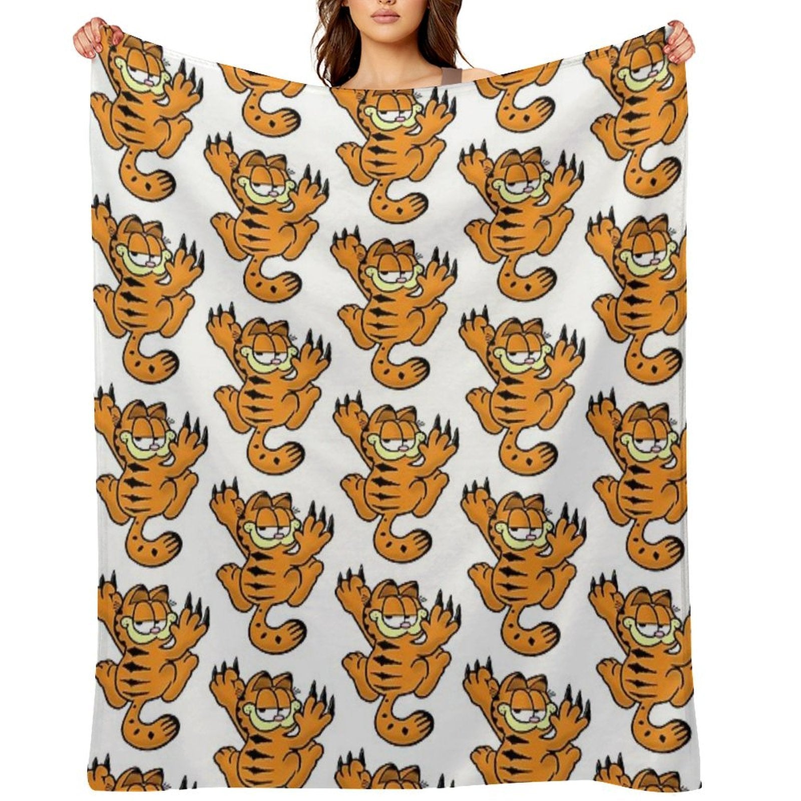 Cute Garfield Compact Throw Blanket