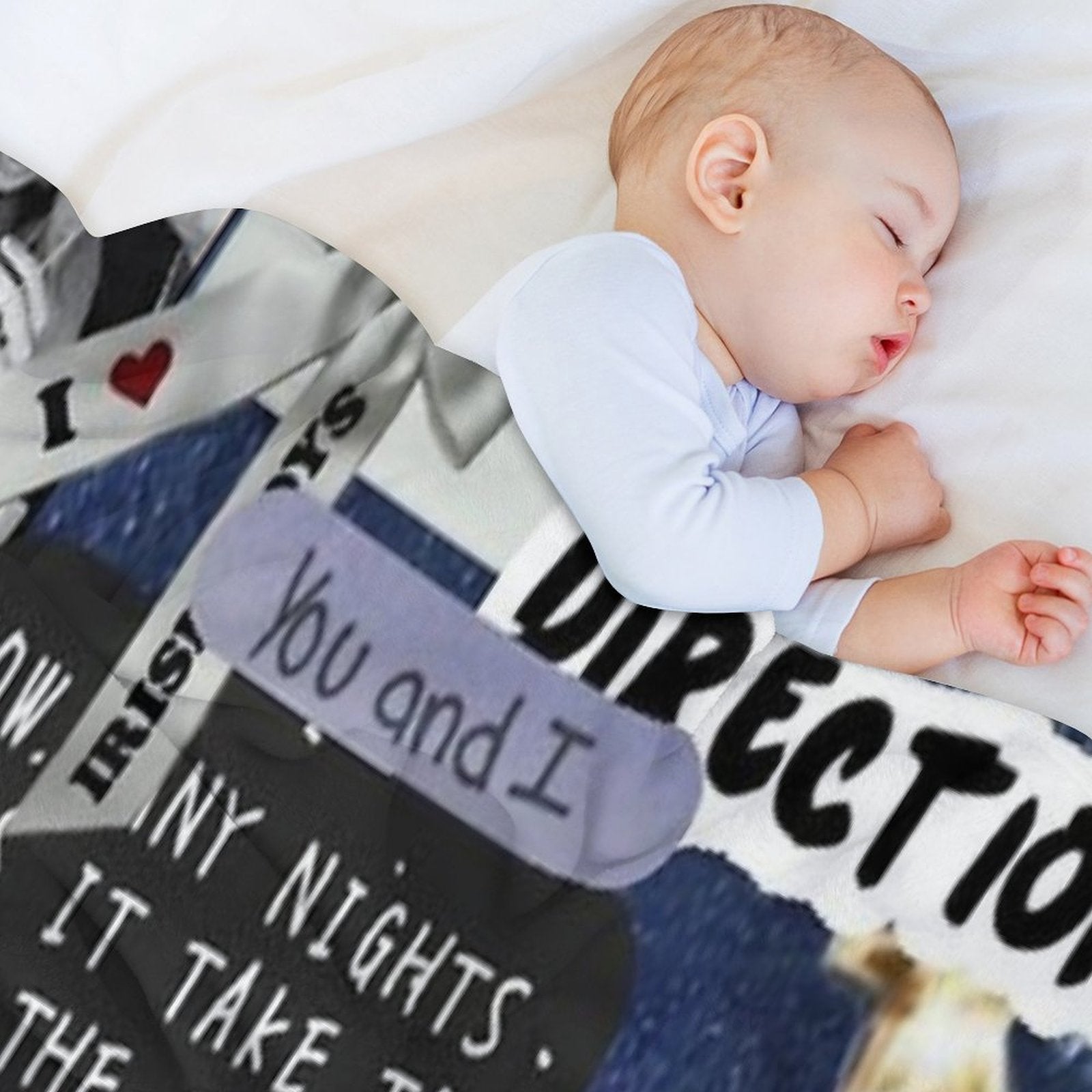 One Direction Easy Care Throw Blanket