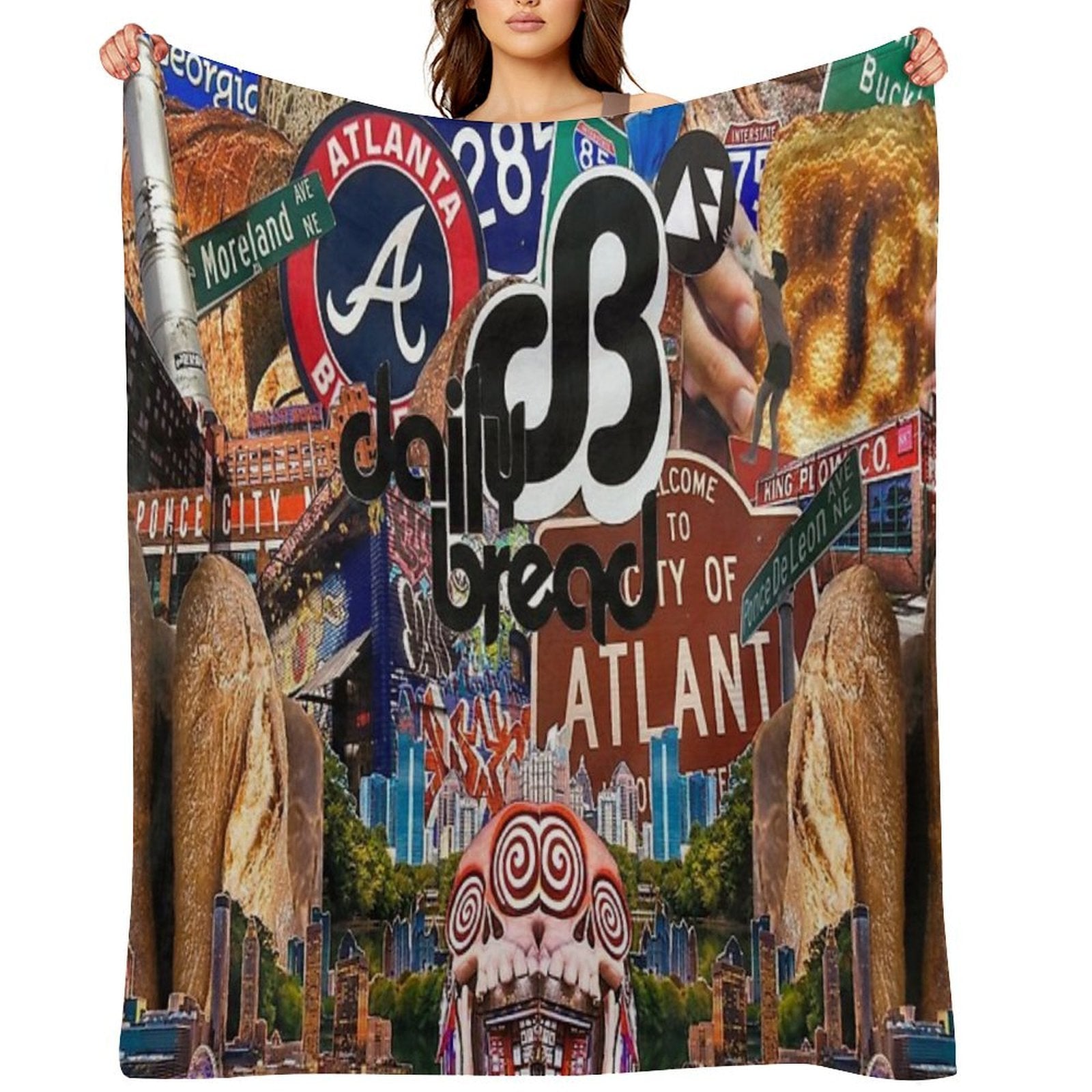 Circadian Grain Anti-pilling Throw Blanket