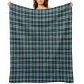 Clan Clark Tartan Lightweight Throw Blanket