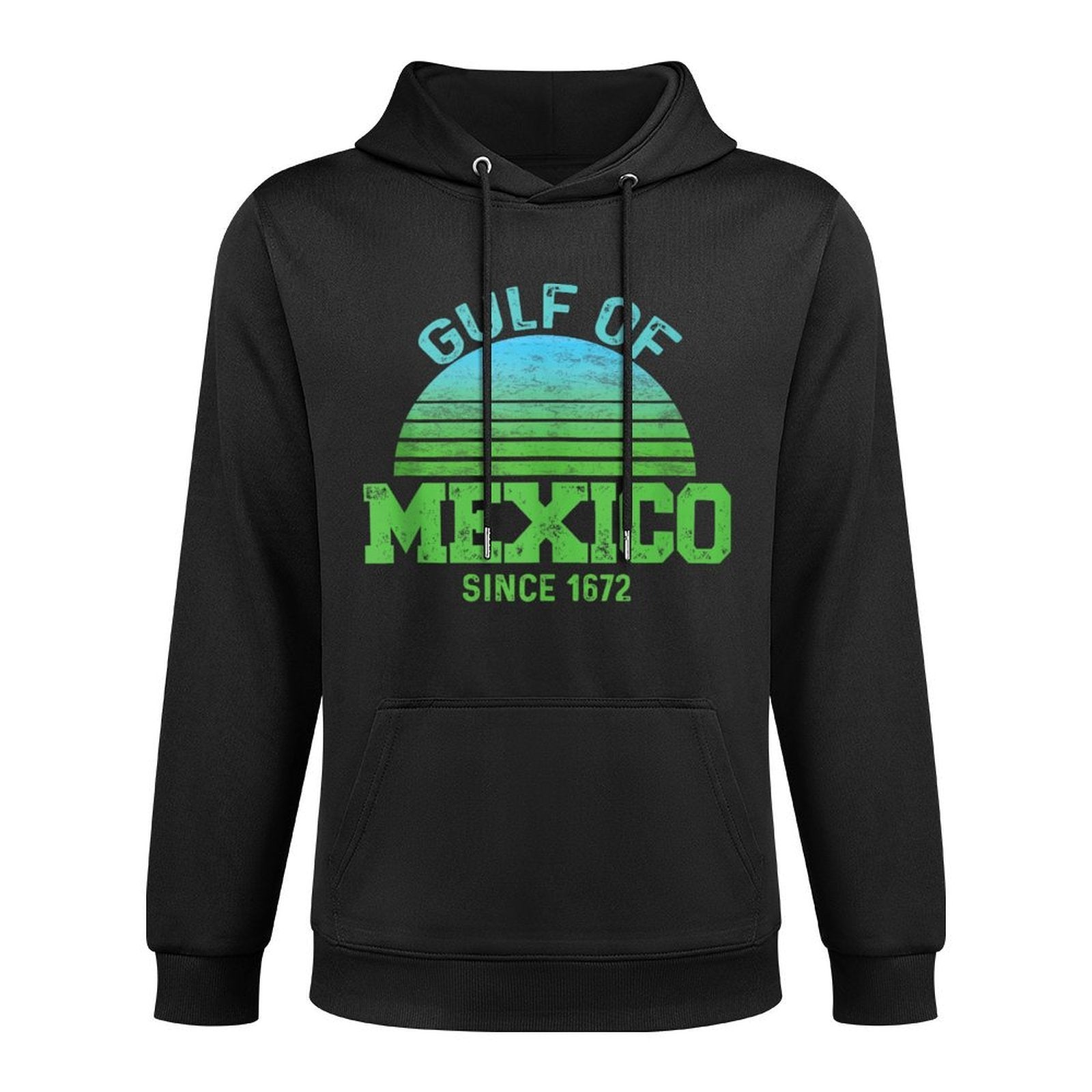 Gulf Of Mexico Forever Since 1672 Vintage Sunset Political Relaxed Fit Hoodie