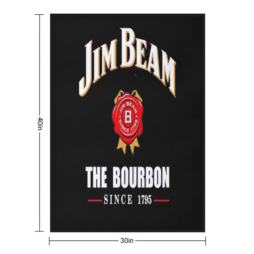Jim Beam Wrinkle-free Throw Blanket