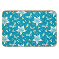 Silent Princess Pattern Blue V.2  High-Traffic Bath Mat