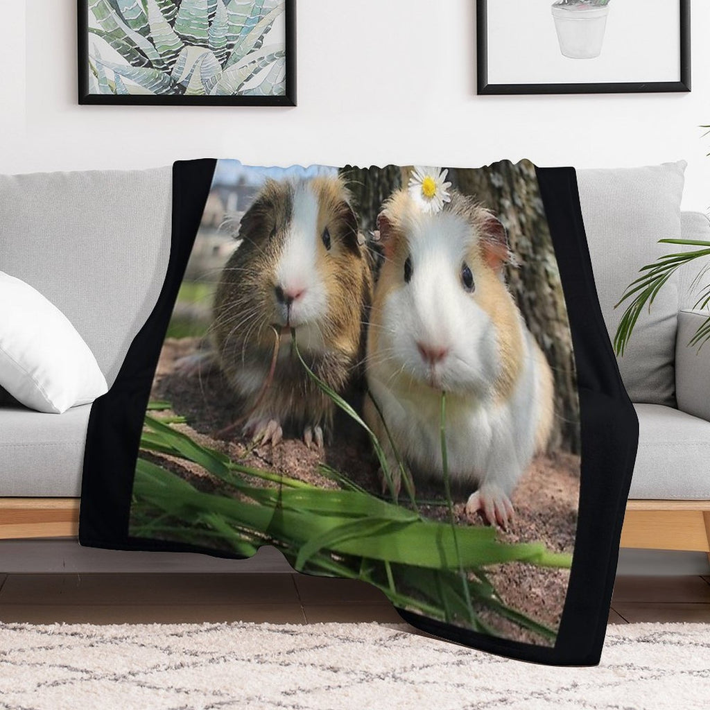Guinea Pig – Cavy Collection – Model 01 Gift-ready Throw Blanket