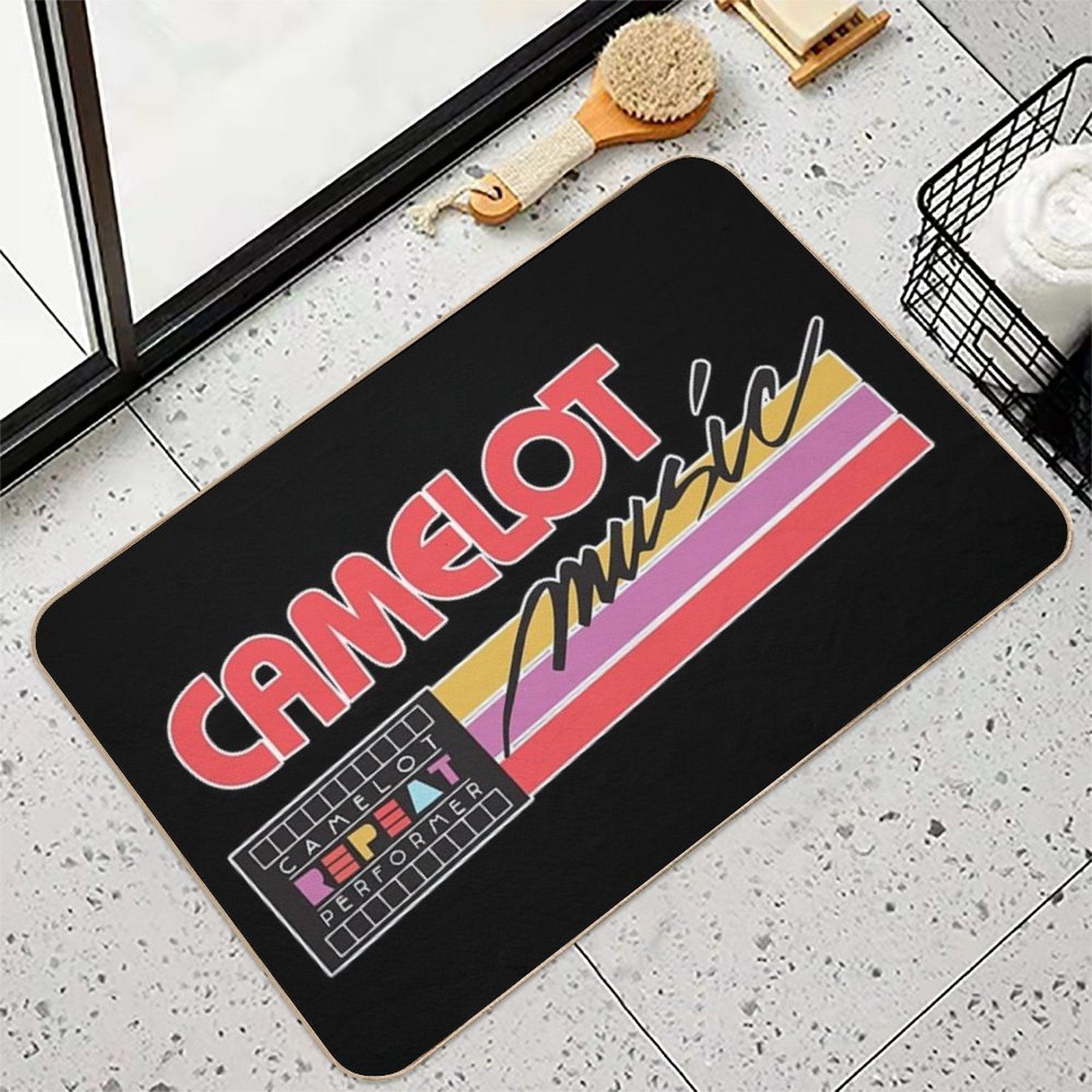 Camelot Music  Slip-Resistant Bath Mat