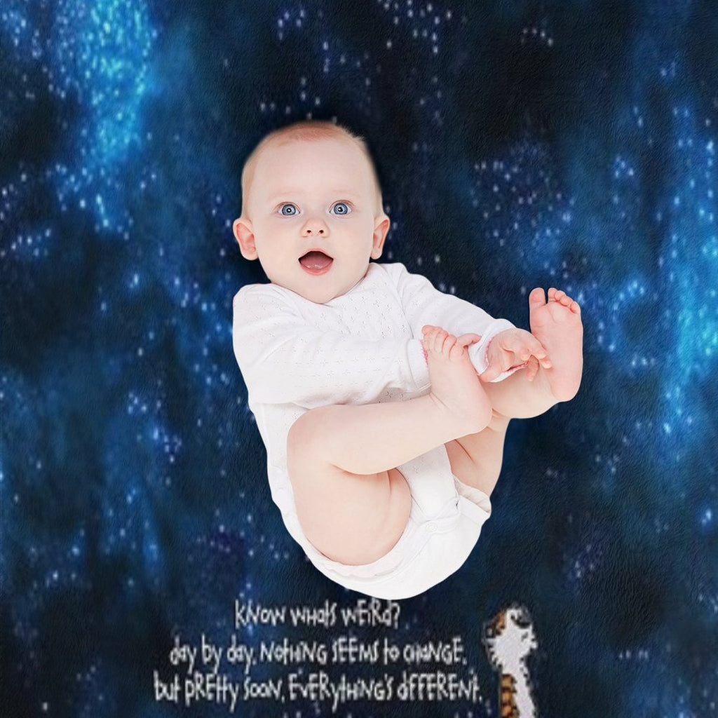 Calvin And Hobbs Space Travel-friendly Throw Blanket