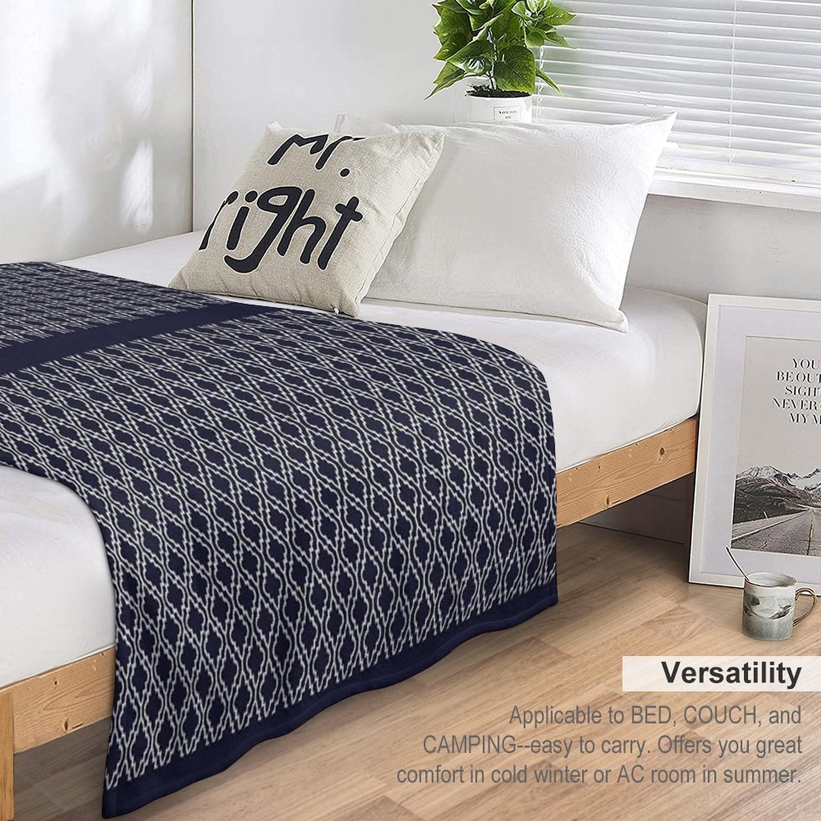 Patterns-64 Sustainable Throw Blanket