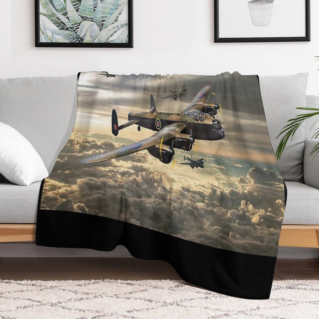 Avro Lancaster Lightweight Throw Blanket