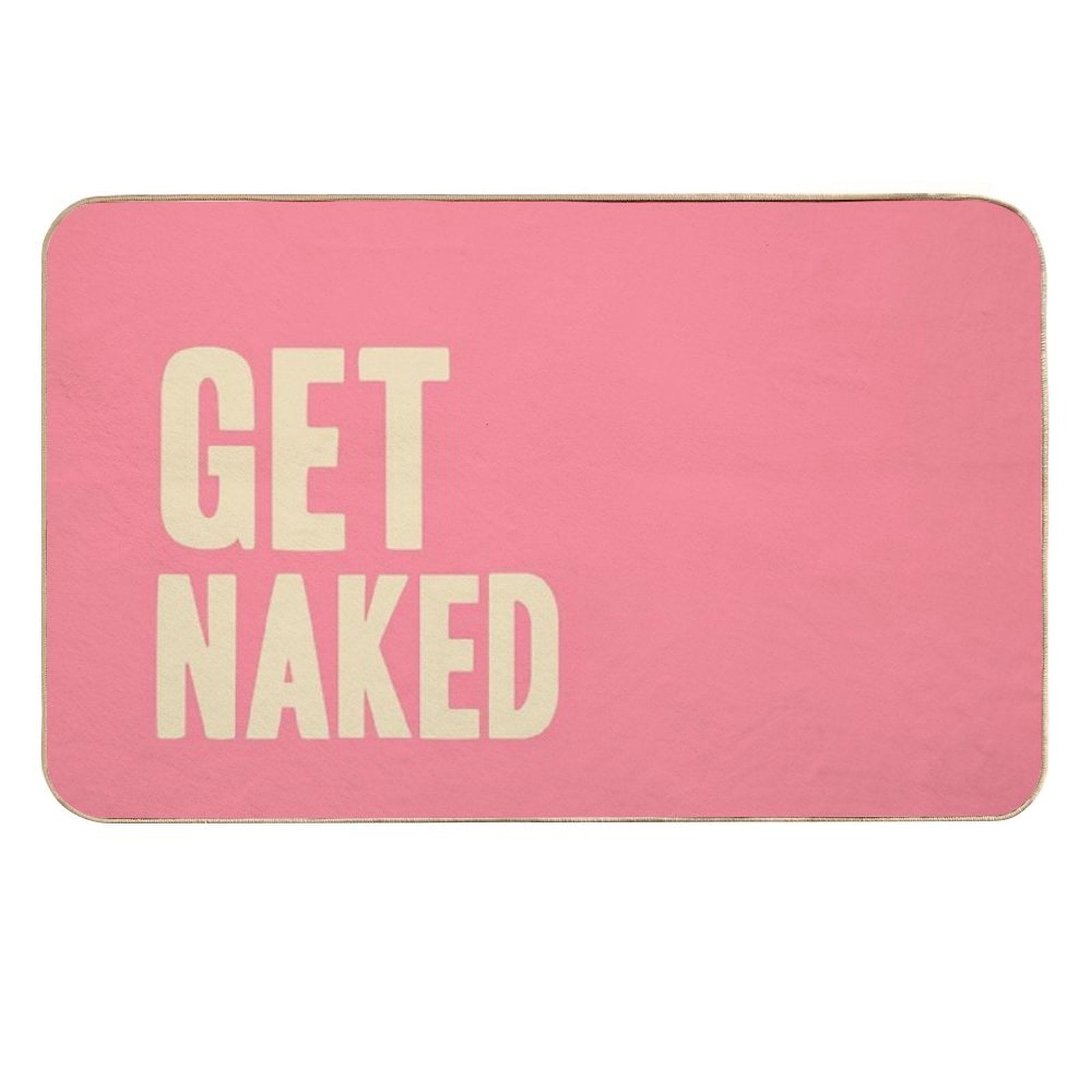 Get Naked - Pink And Peach  Toxin-Free Bath Mat