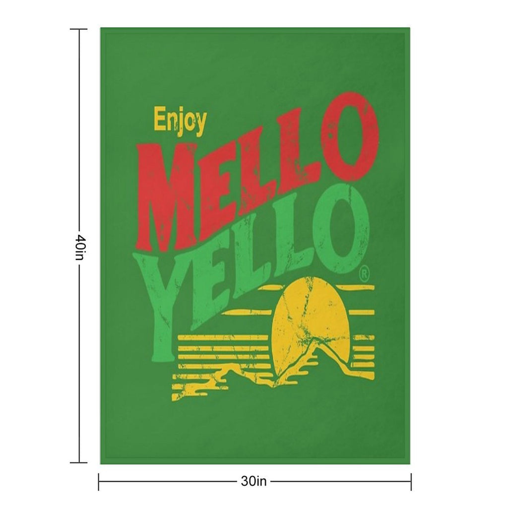 Enjoy Mello Yello (vintage) Durable Throw Blanket