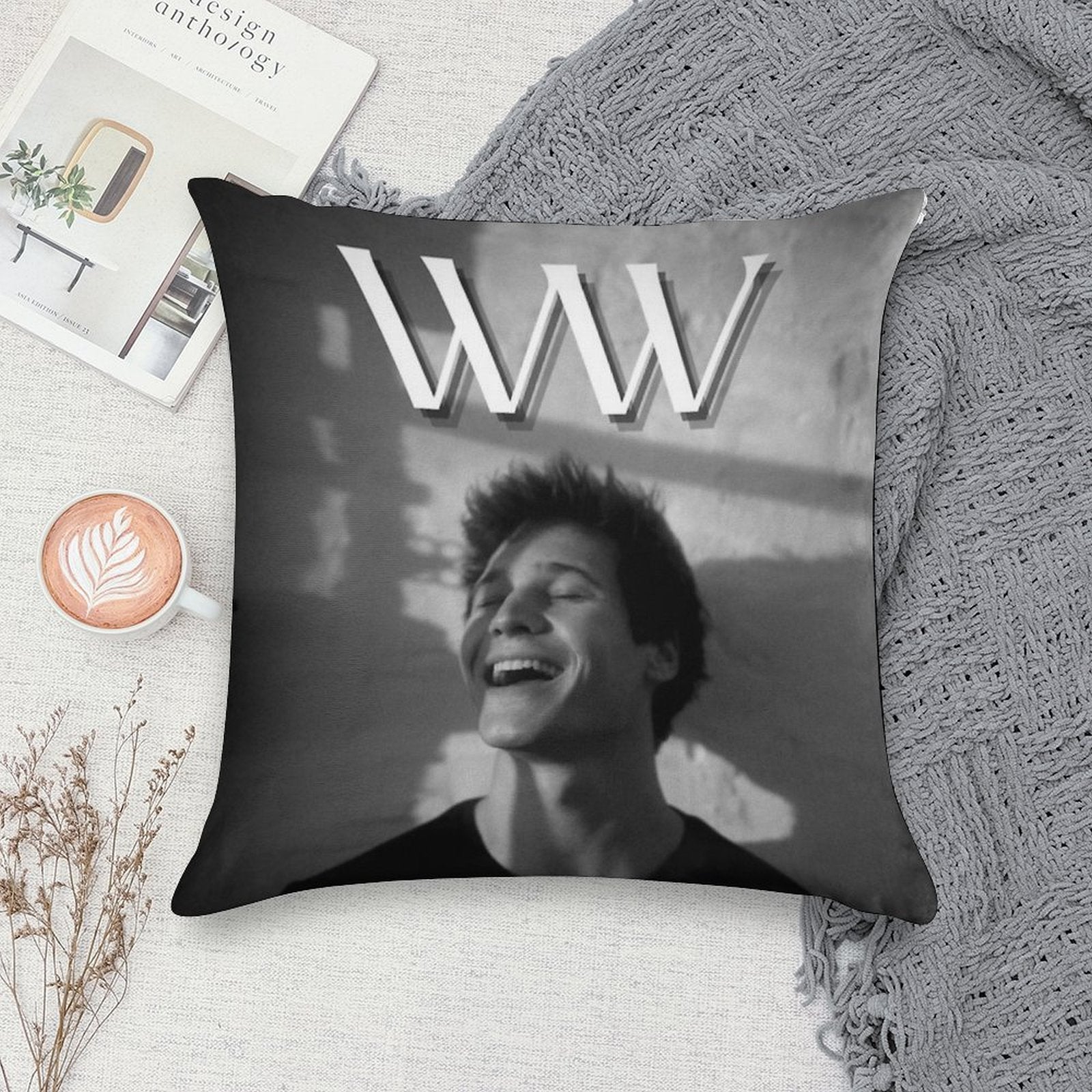 Wincent Weiss Soft High-Density Material Throw Pillow