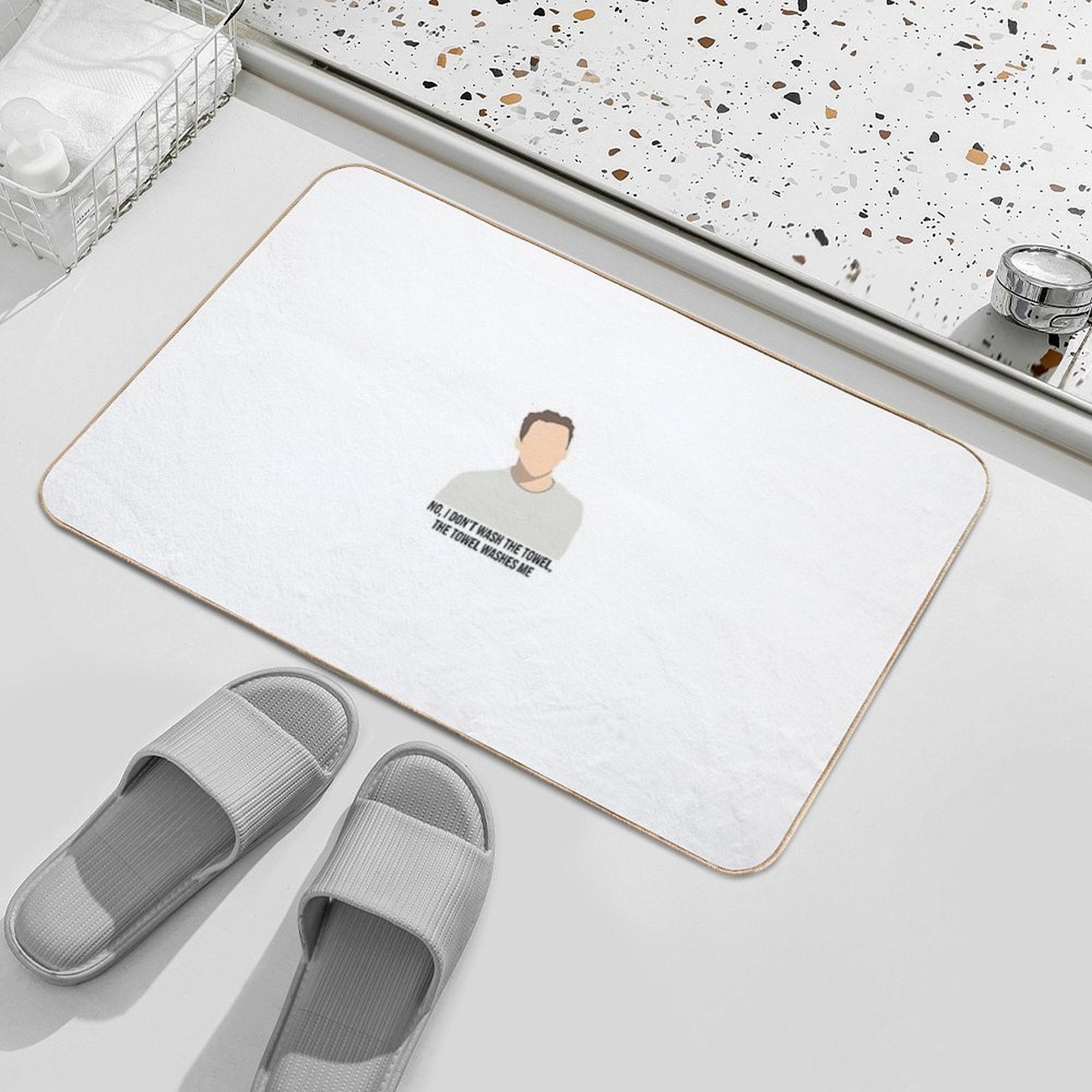 New Girl Nick I Don’t Wash The Towel  Odorless Bath Mat