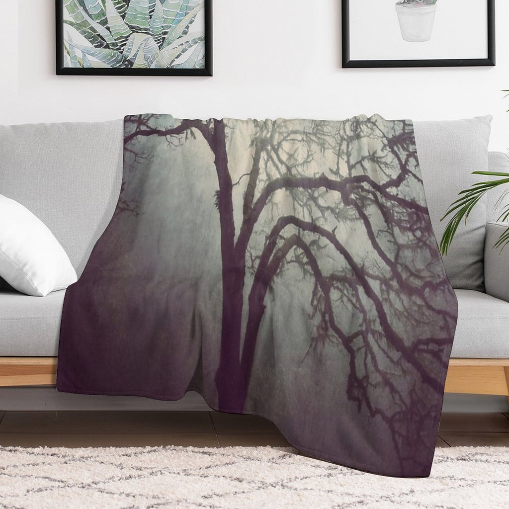 Silent Anticipation Velvety-soft Throw Blanket