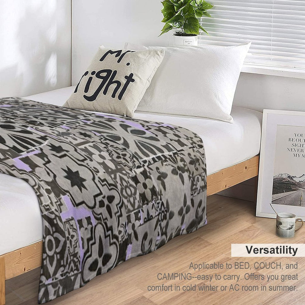Moroccan Style Shrink-resistant Throw Blanket