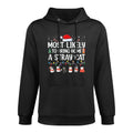 Most Likely To Bring Home A Stray Cat Matching Christmas Easy Care Hoodie