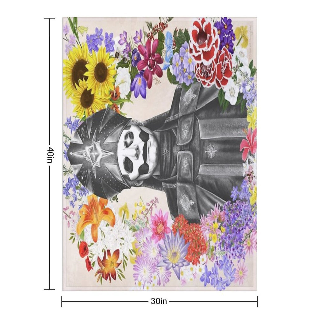 Papa - Language of Flowers Versatility Throw Blanket