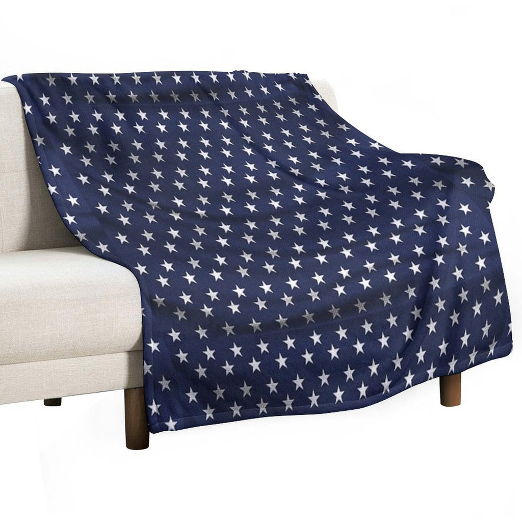 Star Patterns Machine-washable Throw Blanket