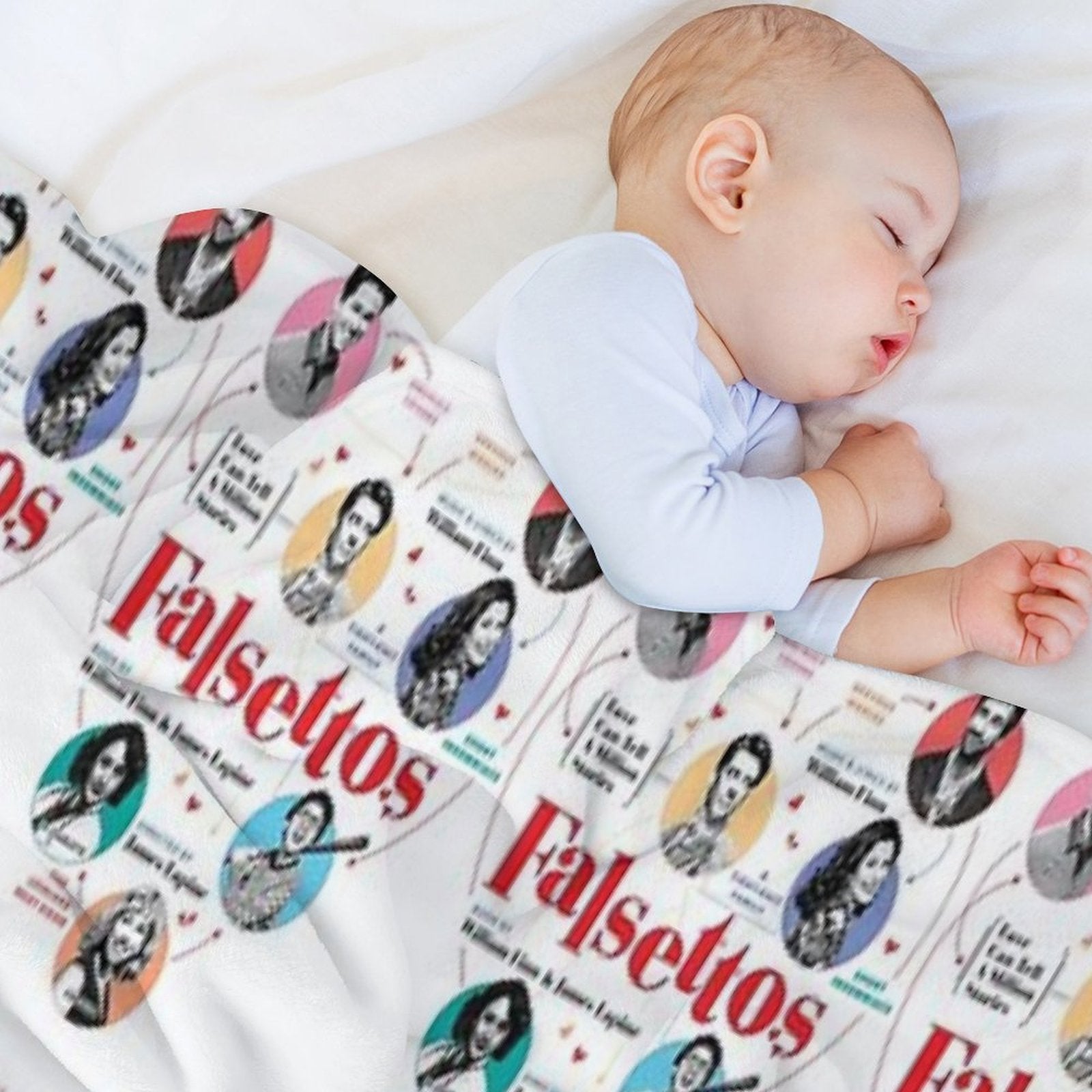 Falsettos 2016 Poster Quick-dry Throw Blanket