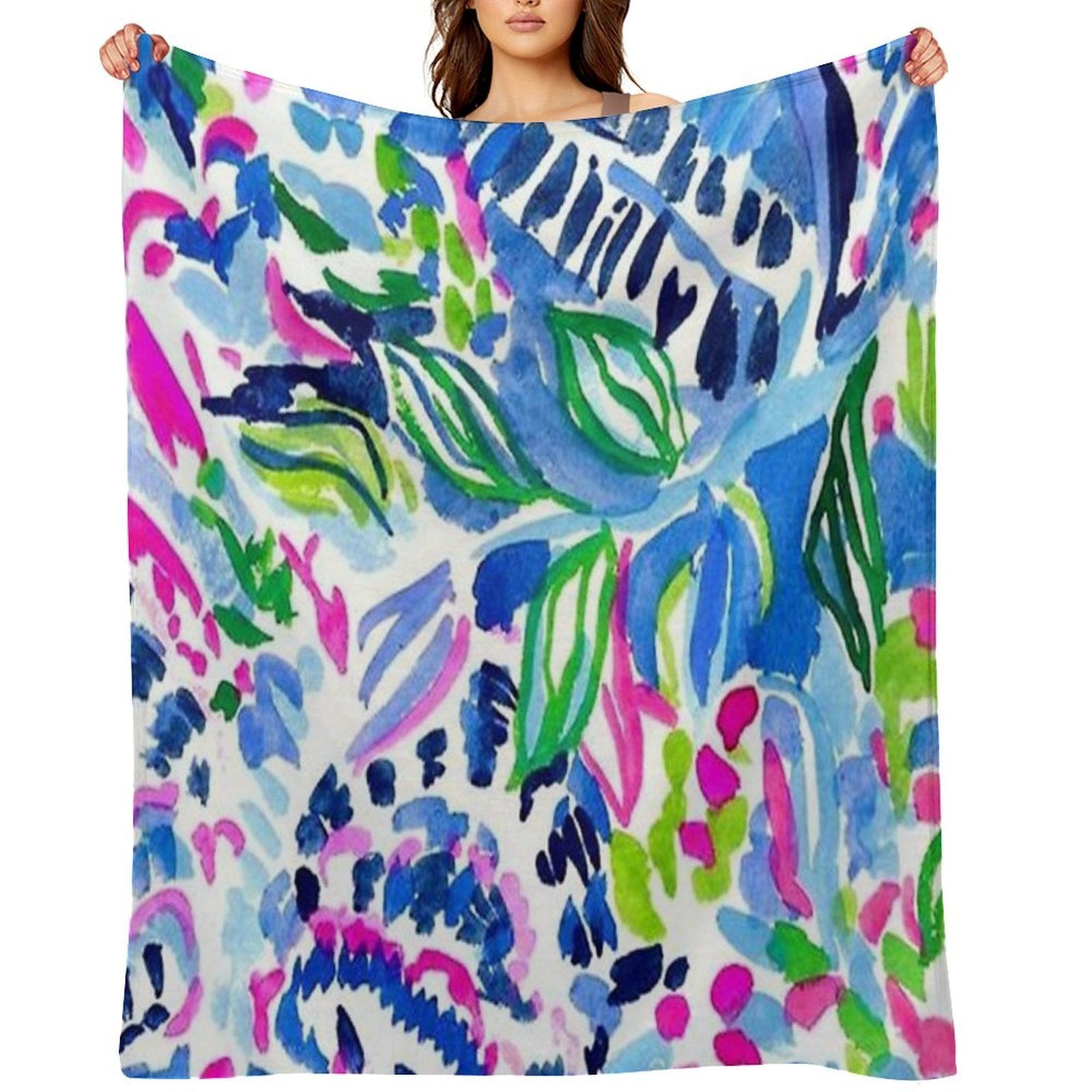 Dont Be Blue Wrinkle-free Throw Blanket