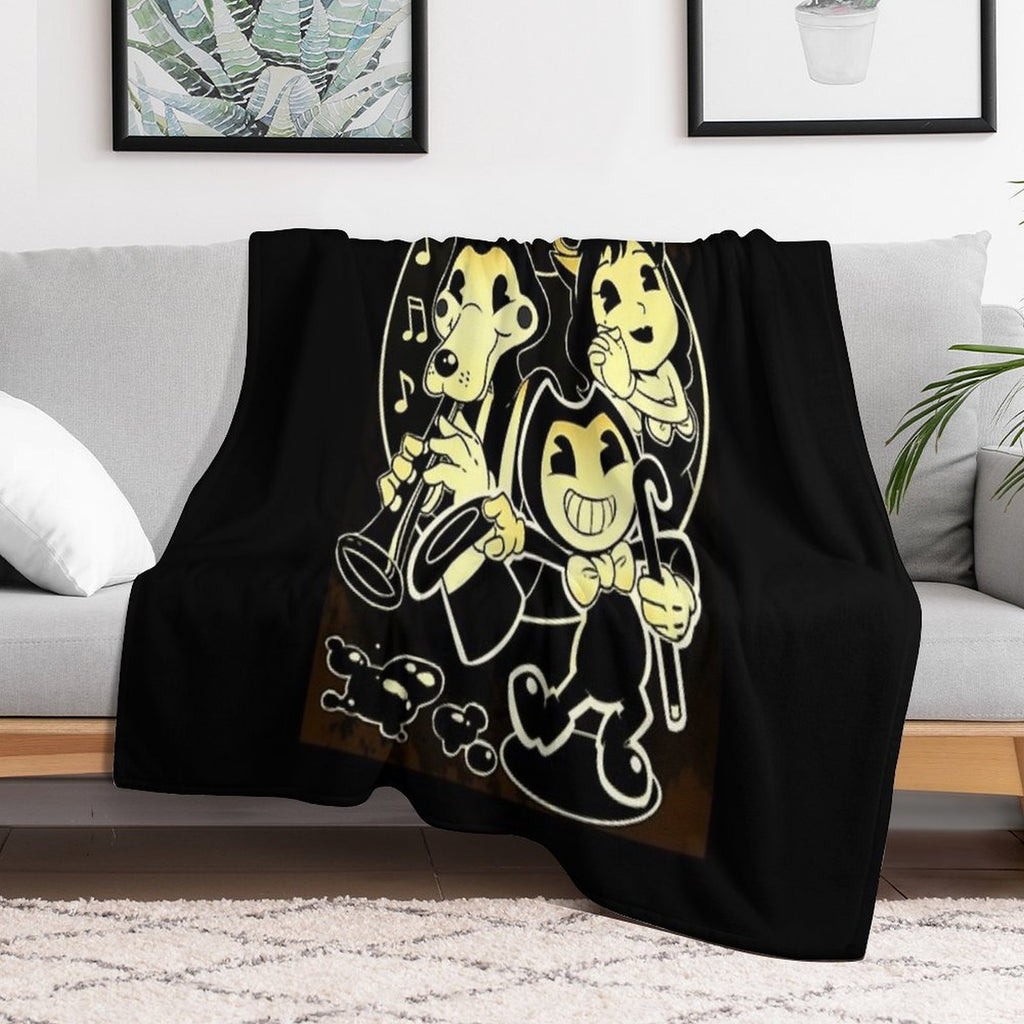 Bendy Boris And Alice Lightweight Throw Blanket