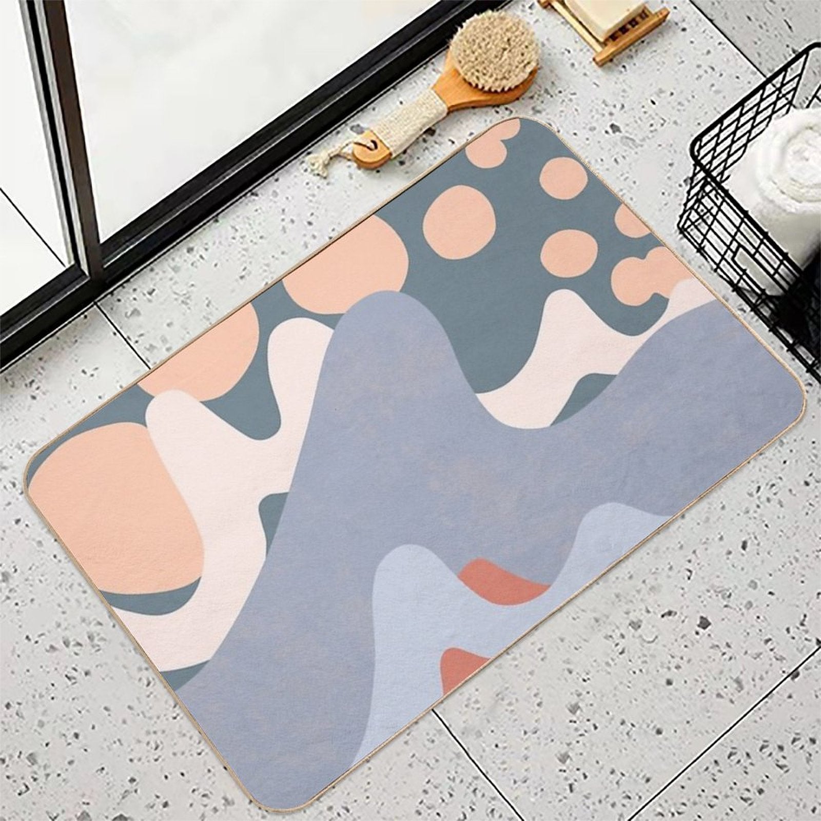 Waves 10  Odorless Bath Mat