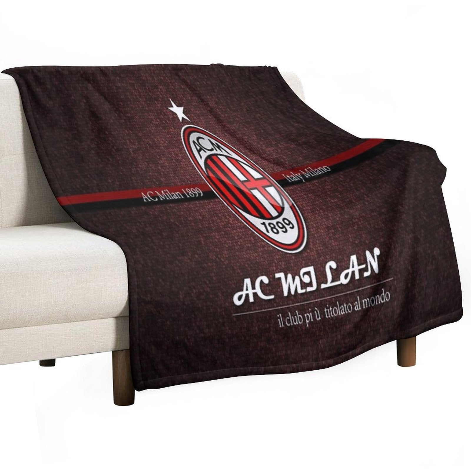 CLASSIC AC MILAN Comfort Throw Blanket