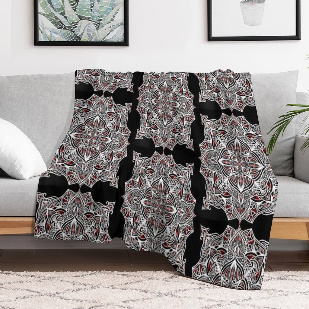 Mandala 2 Easy Care Throw Blanket