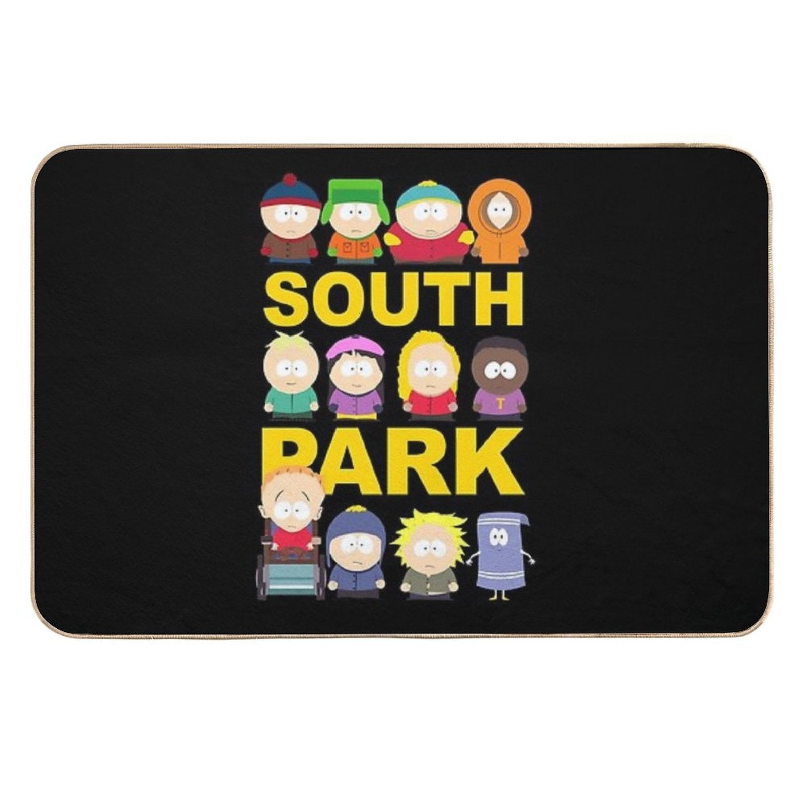 Text Color South Art Park Trey Parker Gift for Fans  High-Traffic Bath Mat