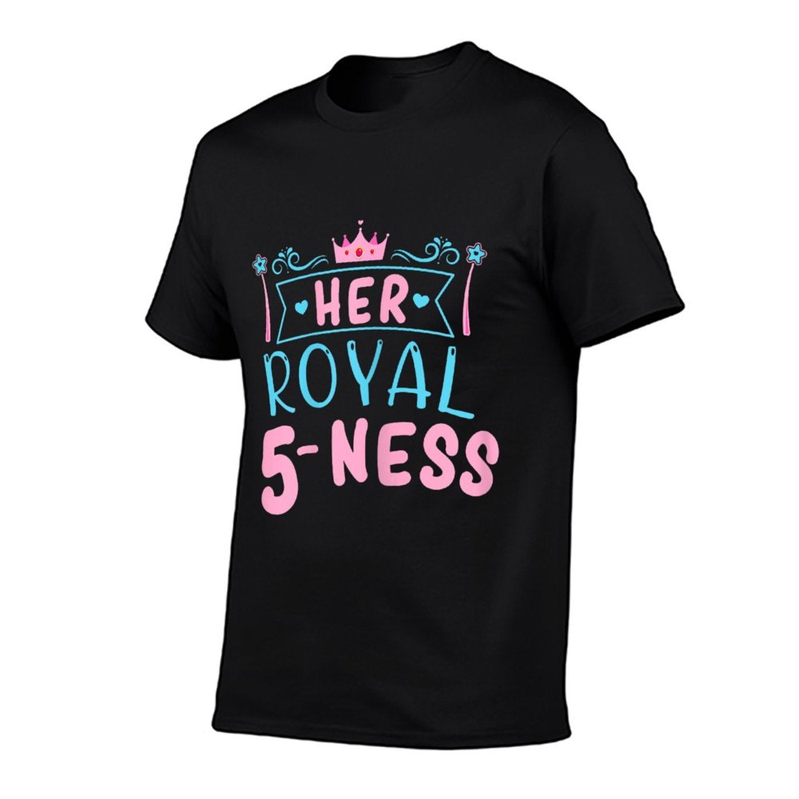 Her Royal Fiveness Girls Birthday Five Years Old Cute Kids  Durable T-Shirt
