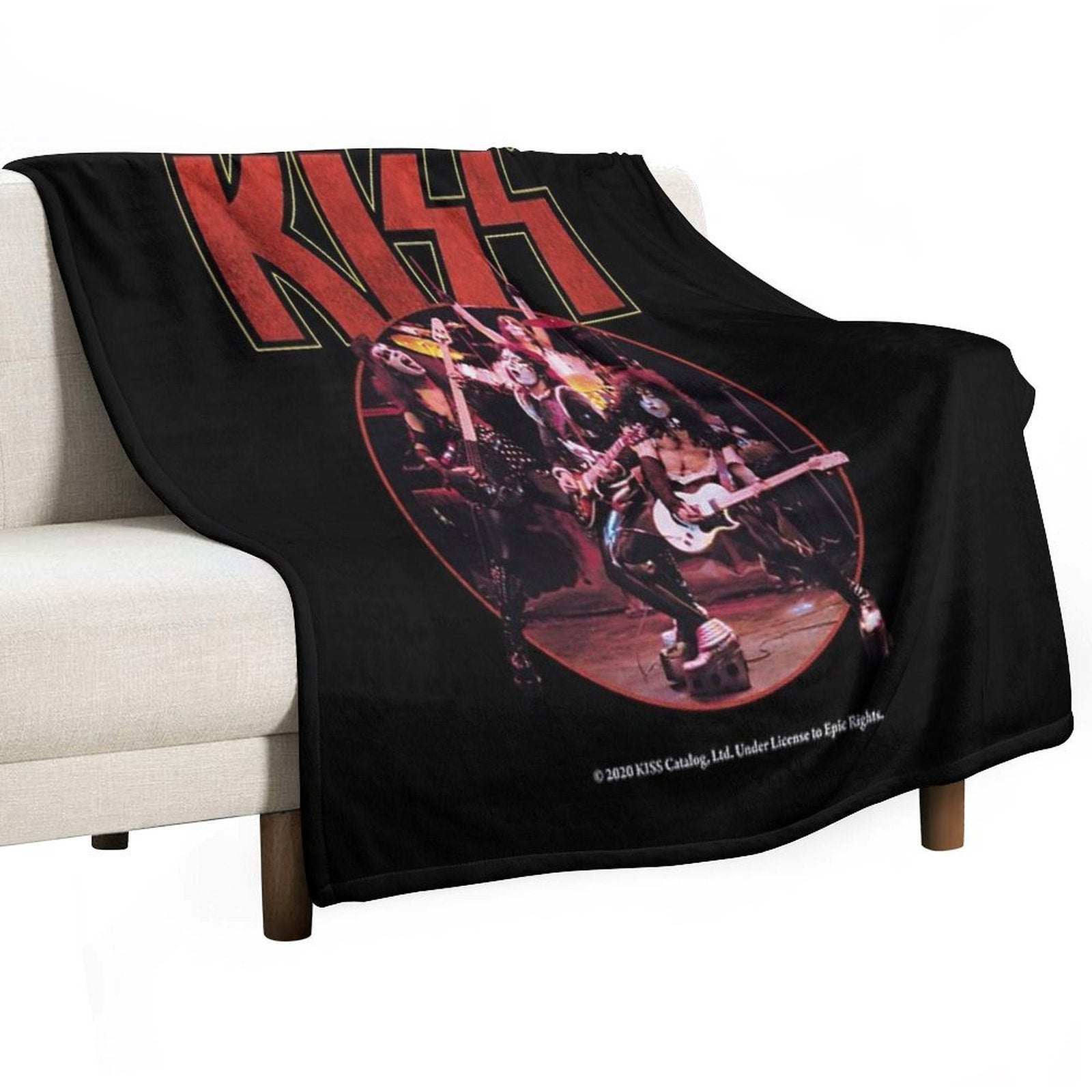 Kiss Band All-season Throw Blanket