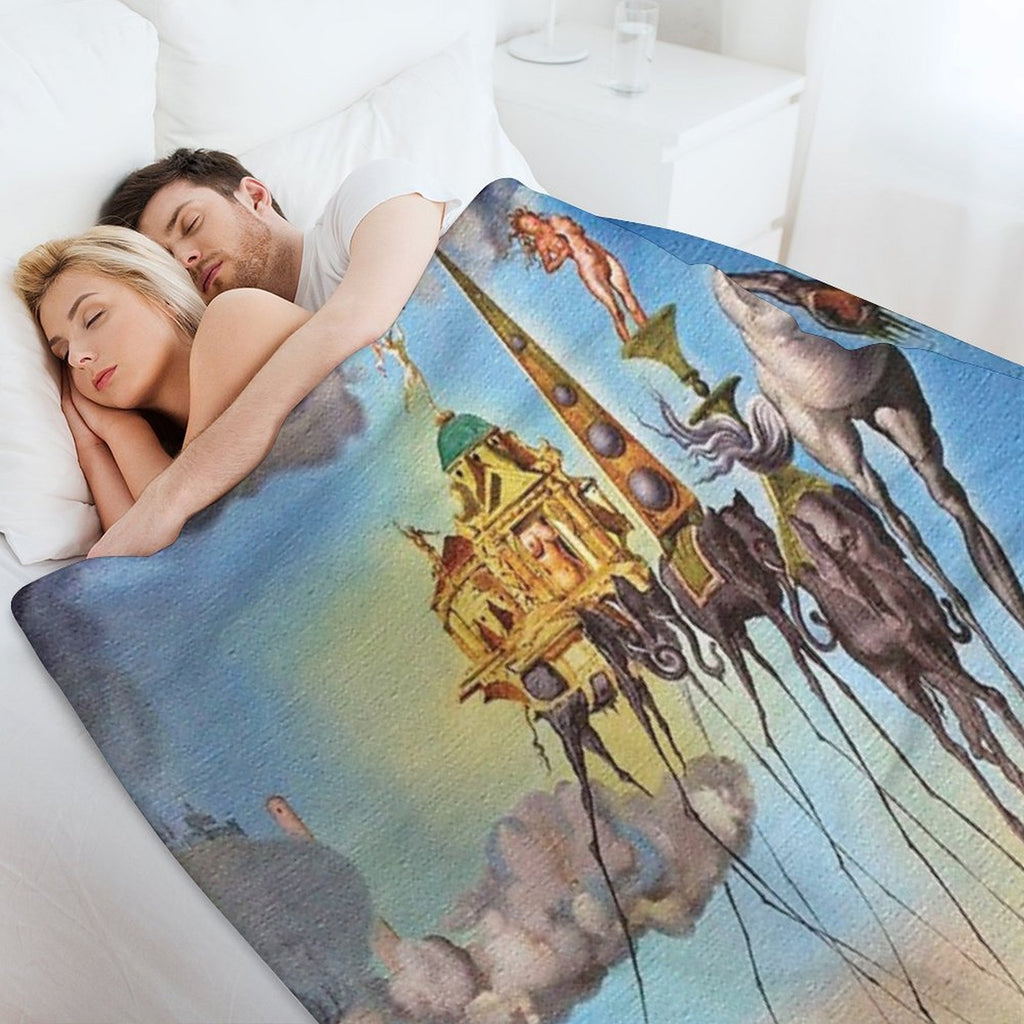 The Temptation of St. Anthony Durable Throw Blanket