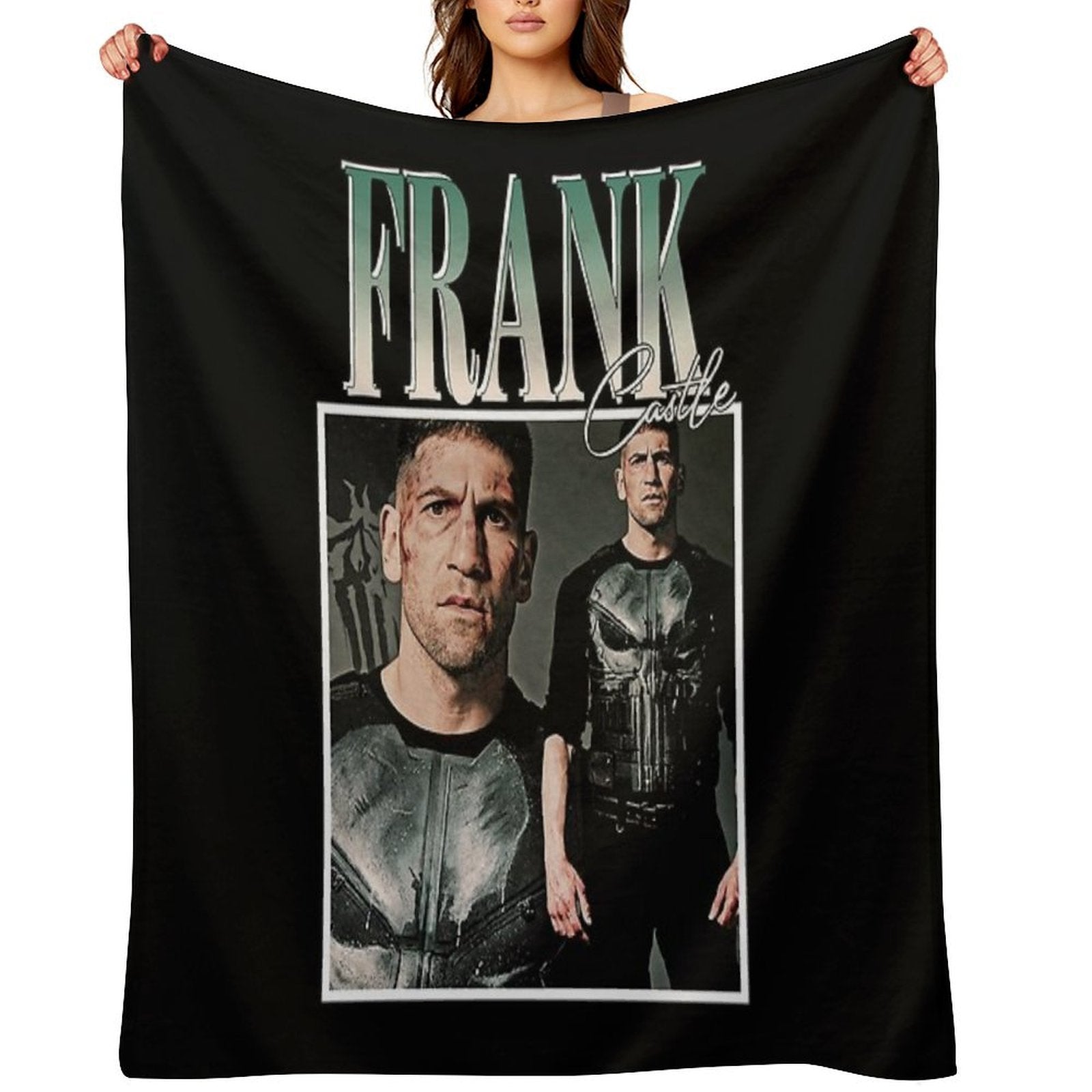 Art Frank Castle Vintage Retro Durable Throw Blanket