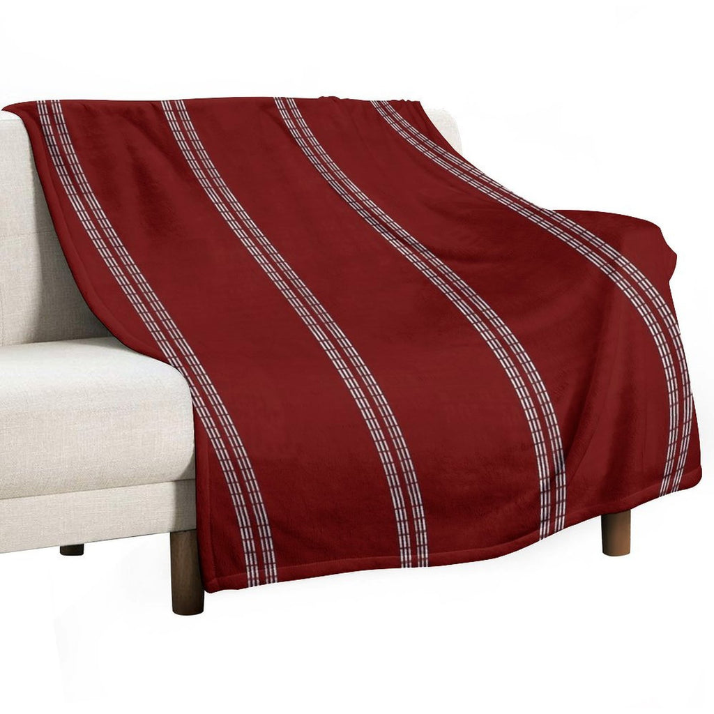 RED BALL CRICKET Compact Throw Blanket