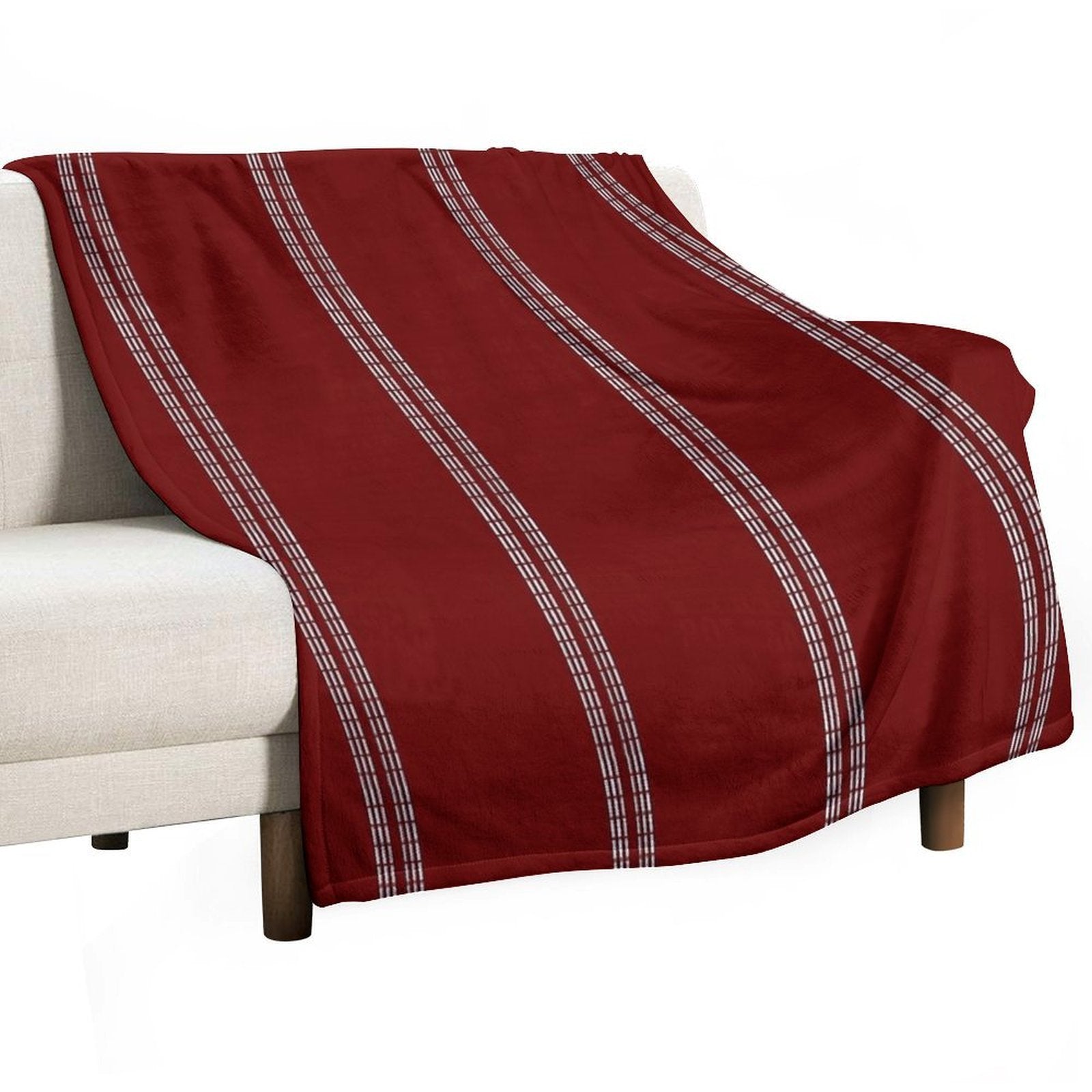 RED BALL CRICKET Compact Throw Blanket
