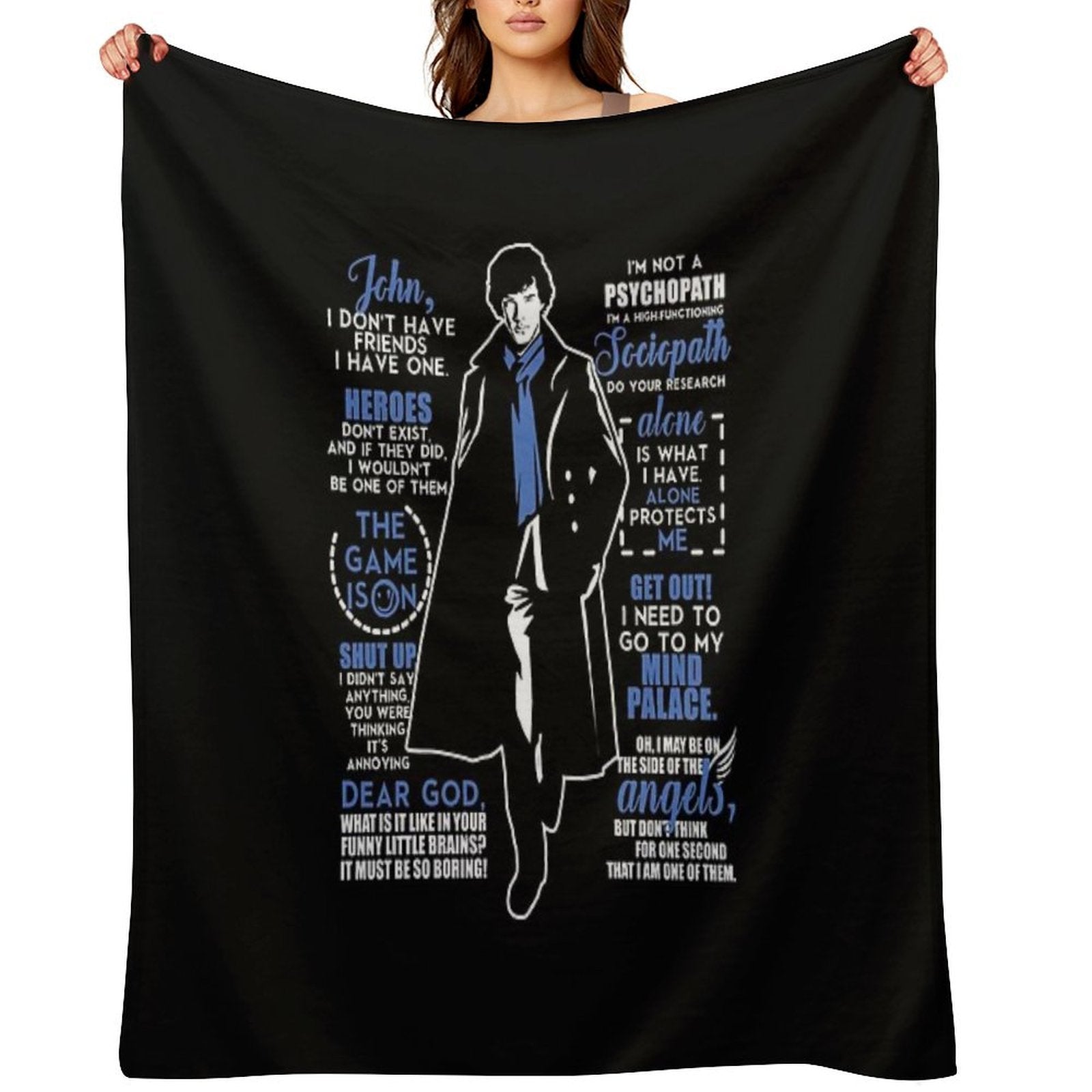 Quotes. V2.0 Multi-functional Throw Blanket