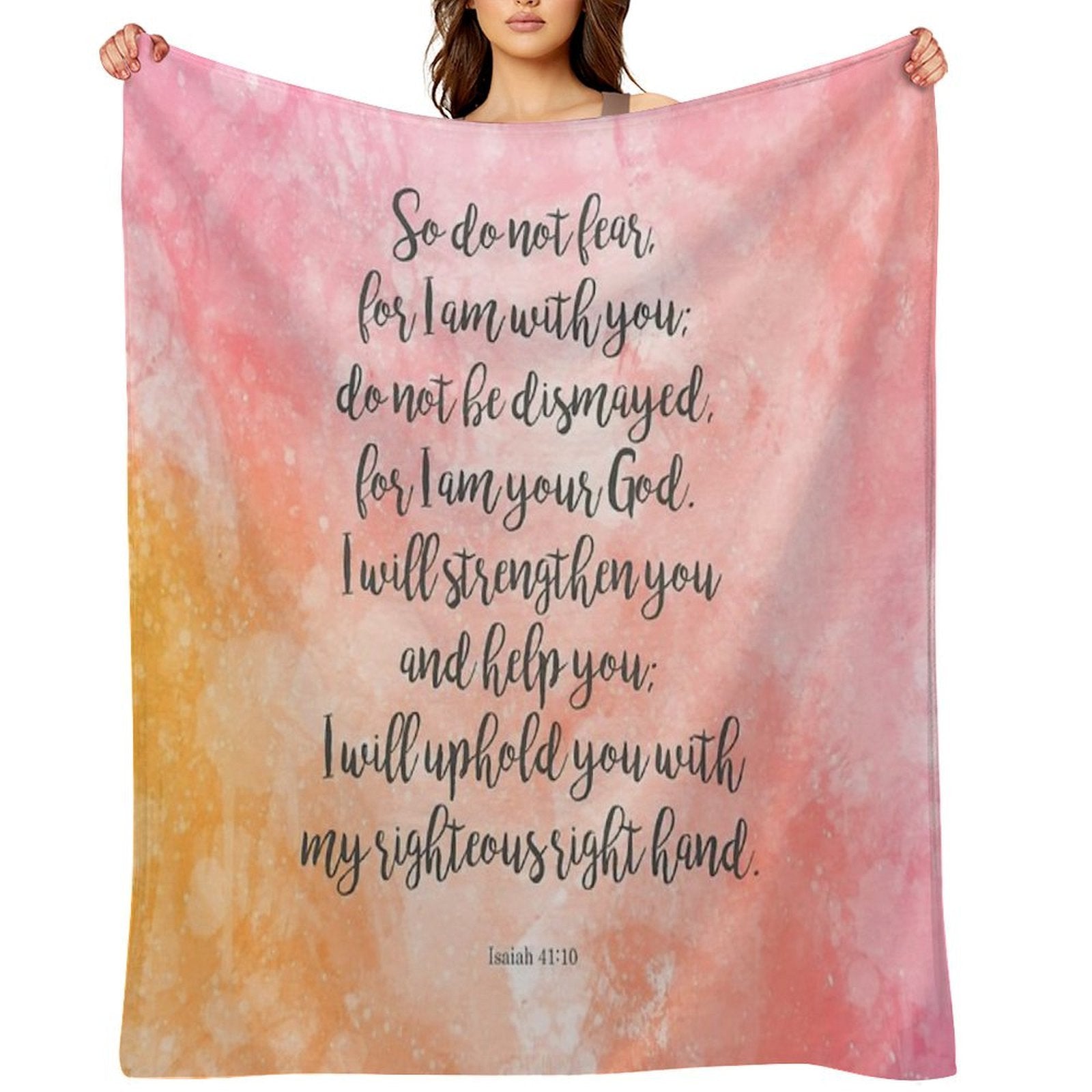 Isaiah 4110 Anti-pilling Throw Blanket